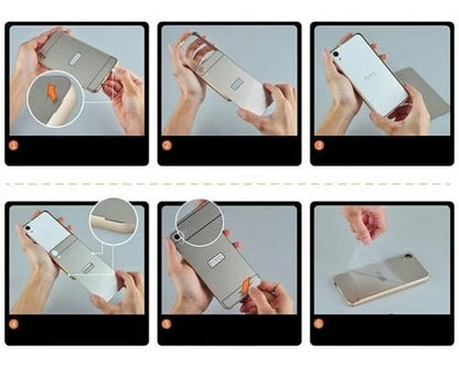 J5 Pro Case box espejado Rosado