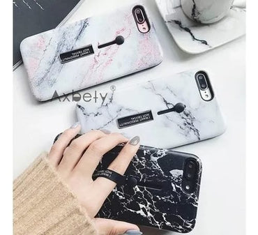 iPhone 7 Plus iPhone 8 Plus soporte marmol Fucsia