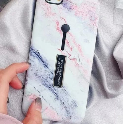 iPhone 7 Plus iPhone 8 Plus soporte marmol Fucsia