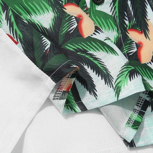 Conjunto hombre hawaiano camisa y short