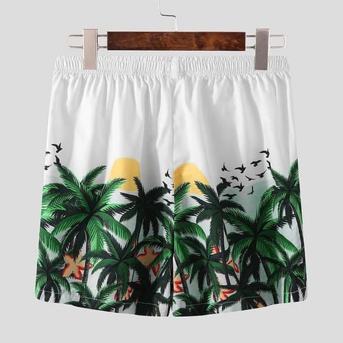 Conjunto hombre hawaiano camisa y short
