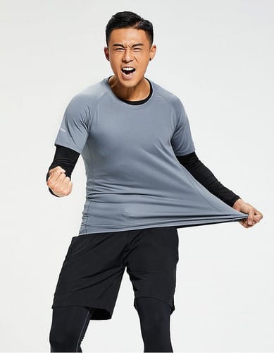 Conjunto hombre short + calza larga + 2 remeras