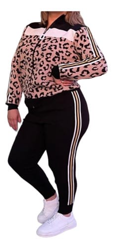 Conjunto mujer deportivo de hilo animal print
