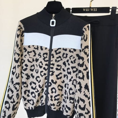 Conjunto mujer deportivo de hilo animal print