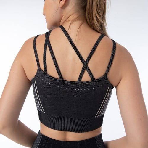 Conjunto dama gym short y top musculosa