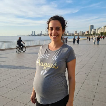 Remera dama maternal patitas