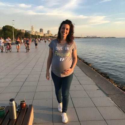 Remera dama maternal patitas