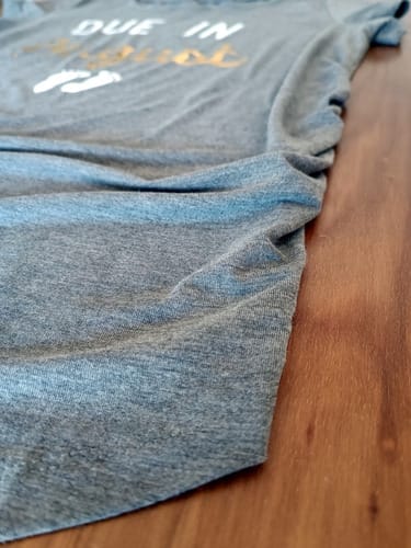 Remera dama maternal patitas