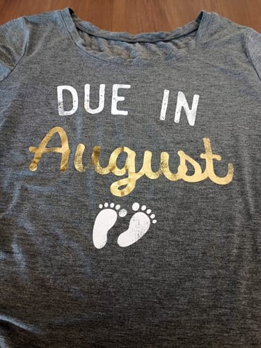 Remera dama maternal patitas