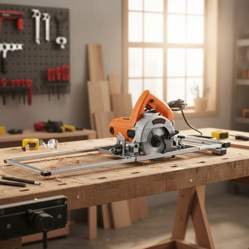 Guia para sierra circular con nivel