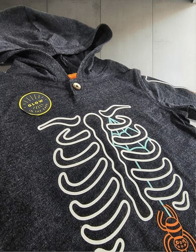 Remera niño Cat & Jack ML huesitos