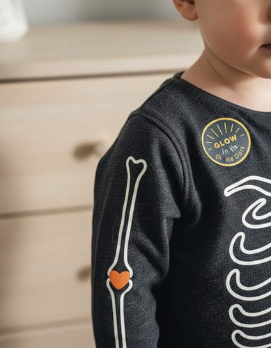 Remera niño Cat & Jack ML huesitos