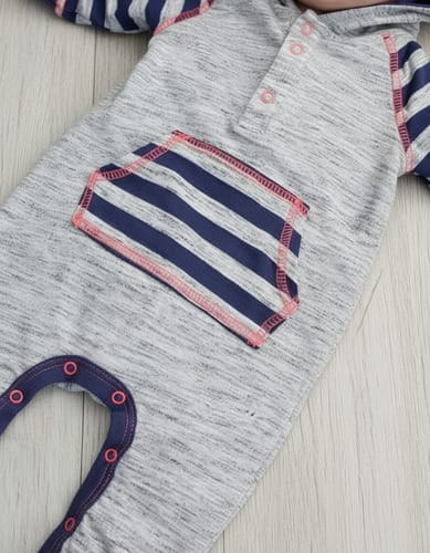 Enterito niño zorro gris 6-9 m