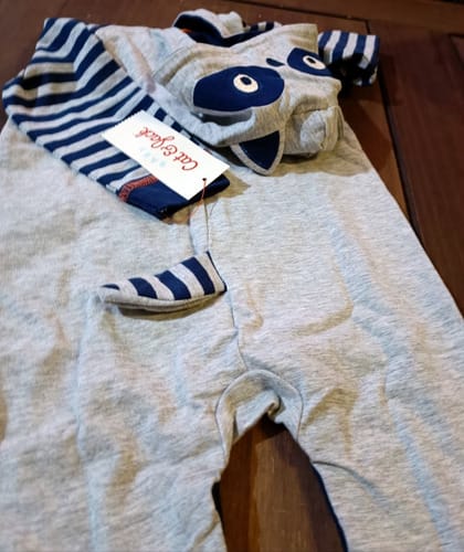 Enterito niño zorro gris 6-9 m