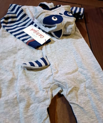 Enterito niño zorro gris 6-9 m