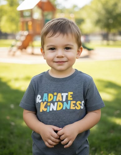 Remera MC Radiate kindness niño