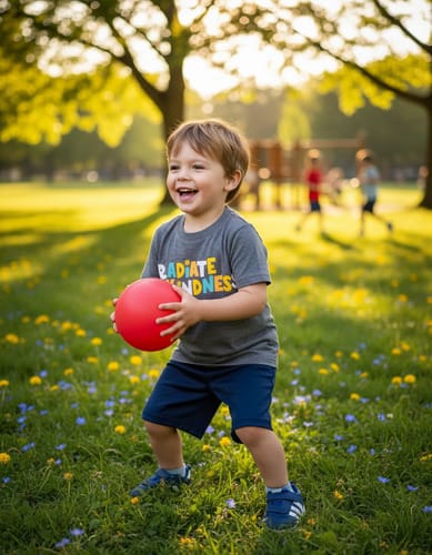 Remera MC Radiate kindness niño