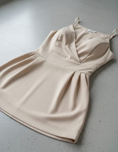 Vestido dama corto al cuerpo