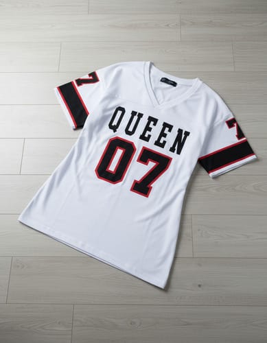 Camiseta dama over size tipo vestido