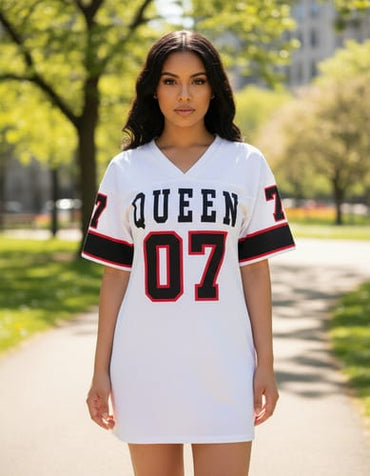 Camiseta dama over size tipo vestido