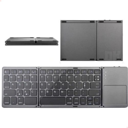 Teclado plegable negro