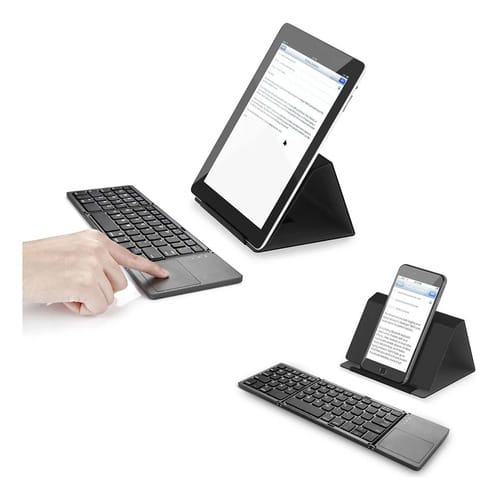 Teclado plegable negro