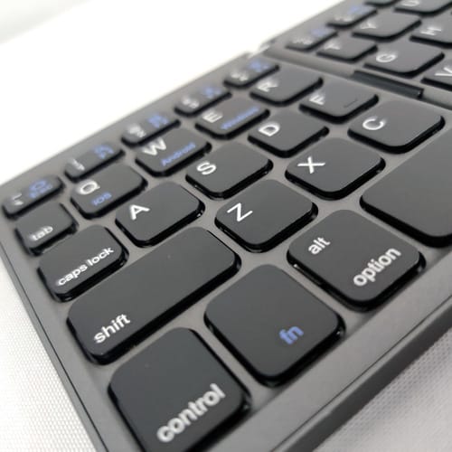 Teclado plegable negro