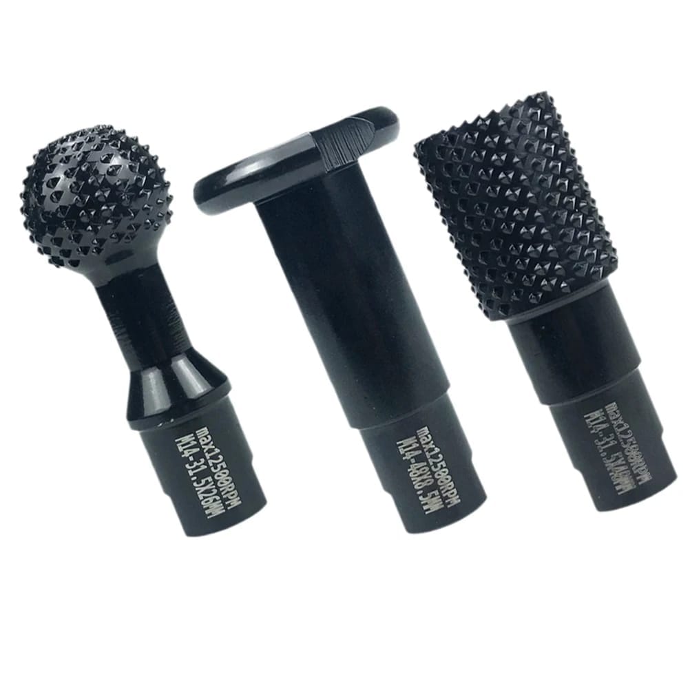 Fresa Escofina set de 3 piezas ,  lijar, abrir agujeros y ranurar  Para Amoladora Para Madera  y plasticos