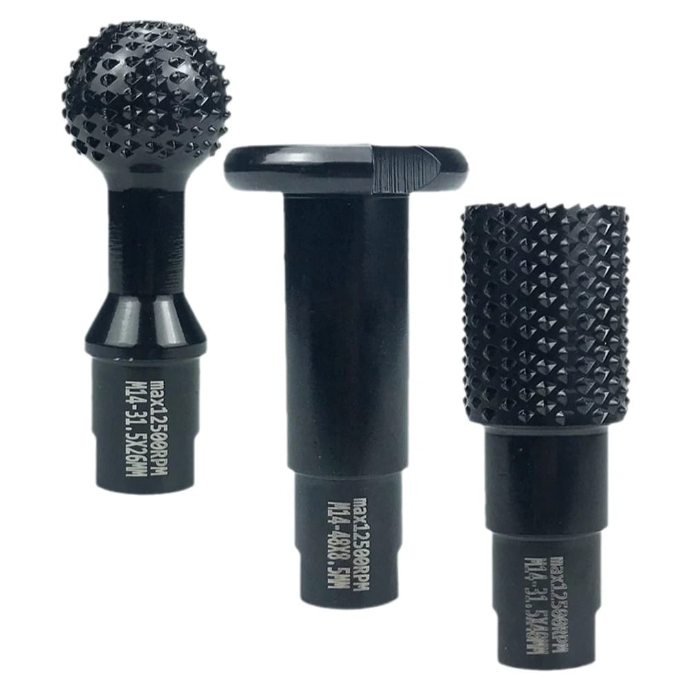 Fresa Escofina set de 3 piezas ,  lijar, abrir agujeros y ranurar  Para Amoladora Para Madera  y plasticos