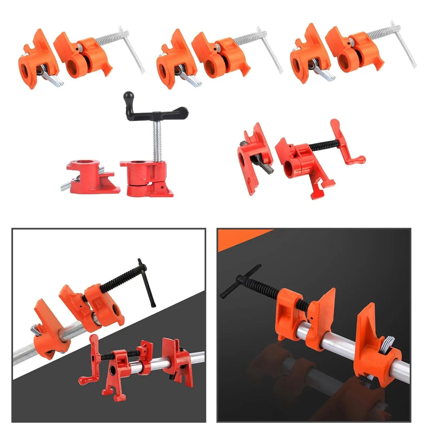 Sargento Carpintero Prensa Para Caño De 3/4