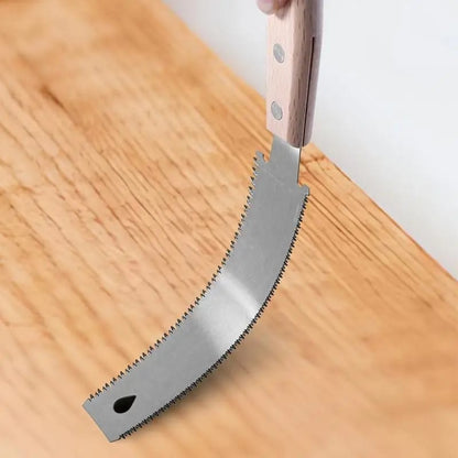 serrucho japones doble filo de mano para carpintería bricolaje madera, dientes finos