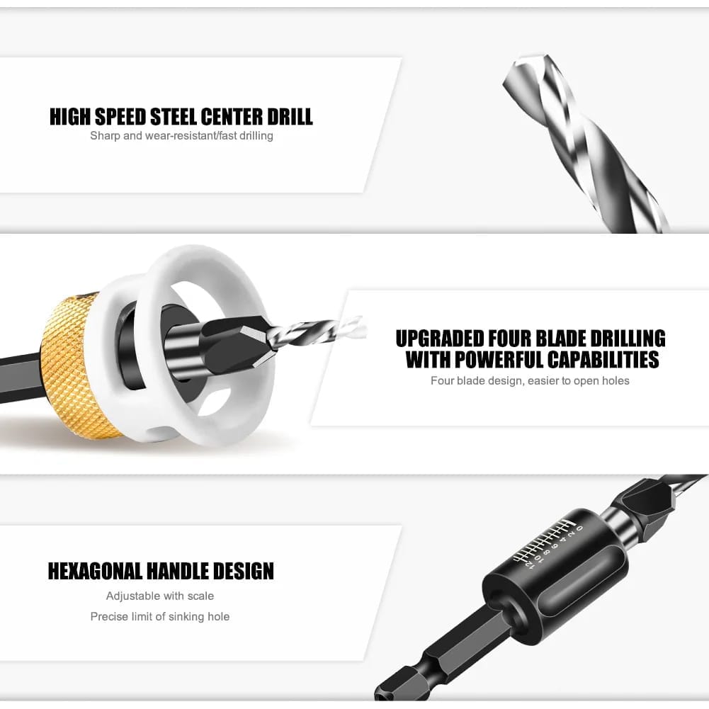 Límite de mecha para taladro de carpintería herreria 