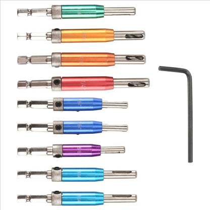 Set  7 piezas  para  carpintería uso en  taladro hexagonal,