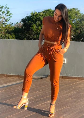 Conjunto dama casual top