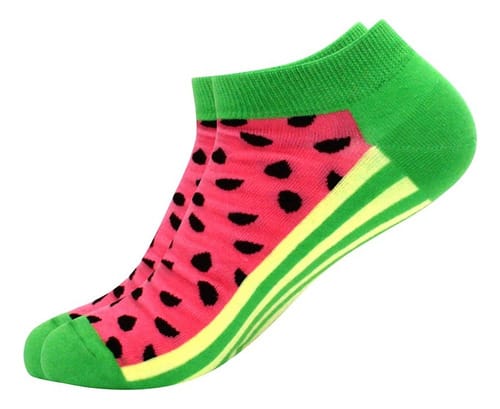 Media soquete varios diseños coloridos