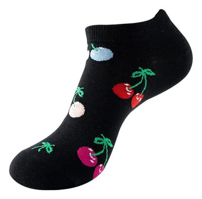 Media soquete varios diseños coloridos