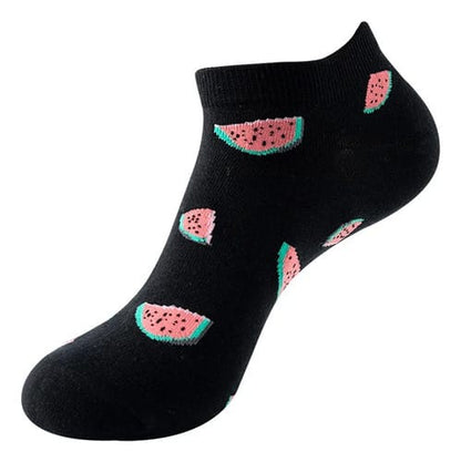 Media soquete varios diseños coloridos