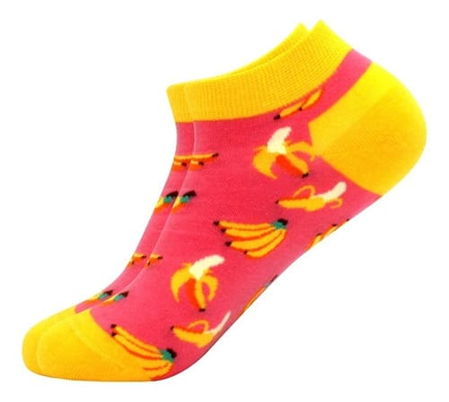 Media soquete varios diseños coloridos