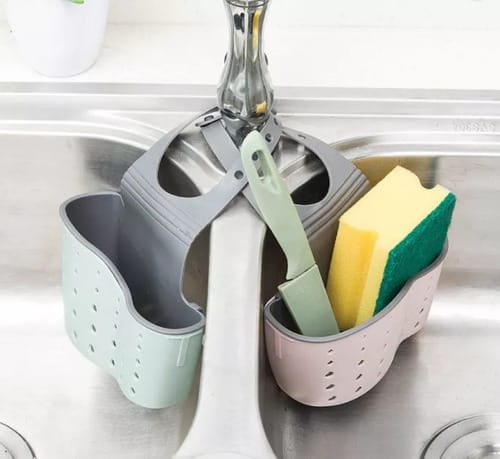 Escurridor esponjas para pileta