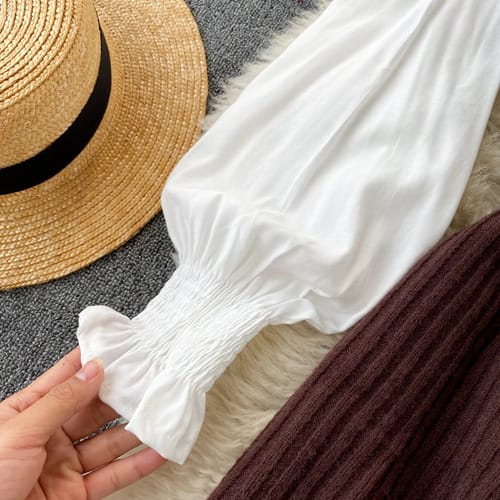 Conjunto dama chaleco con faja camisa y jean