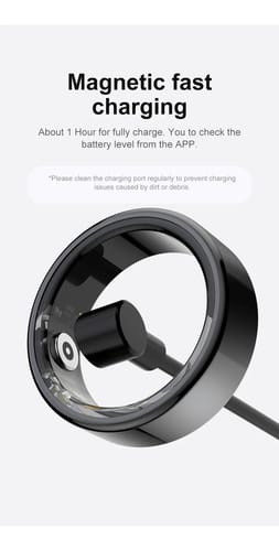 Anillo inteligente con Estuche de Carga