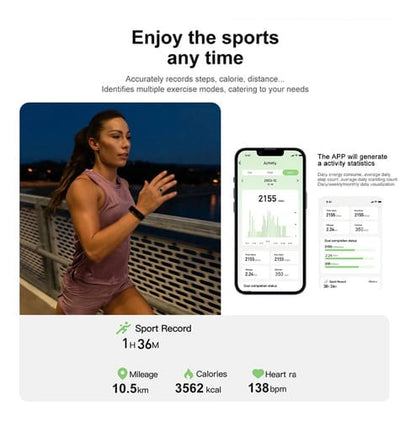 Anillo inteligente con Estuche de Carga
