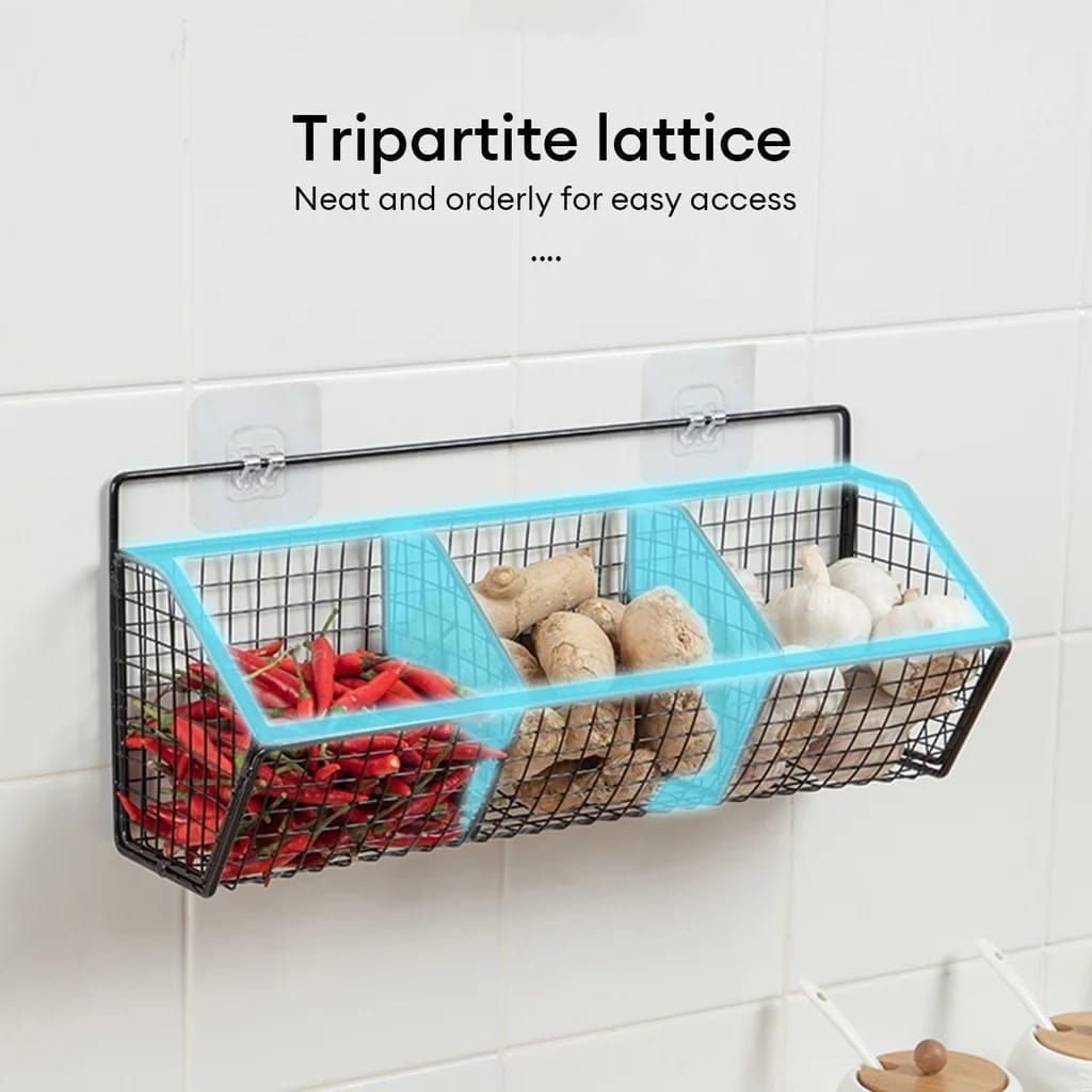 Estante canasta colgante cocina caja de almacenamiento de veduras y utensillos