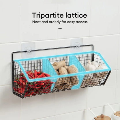 Estante canasta colgante cocina caja de almacenamiento de veduras y utensillos