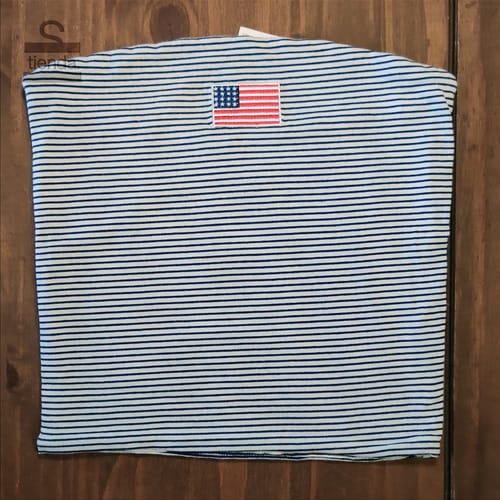 Top dama algodón rayado usa