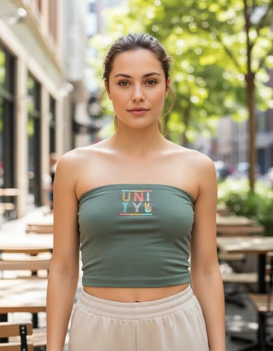 Top dama algodón Unity