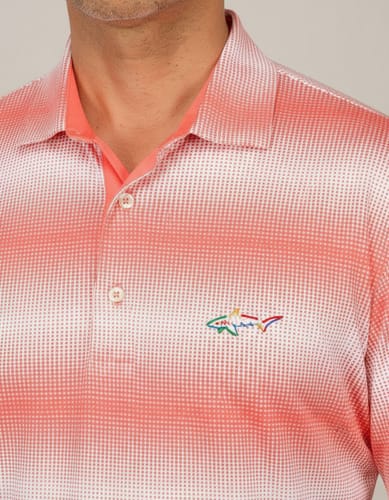 Remera hombre MC polo proteccion UV cuadritos