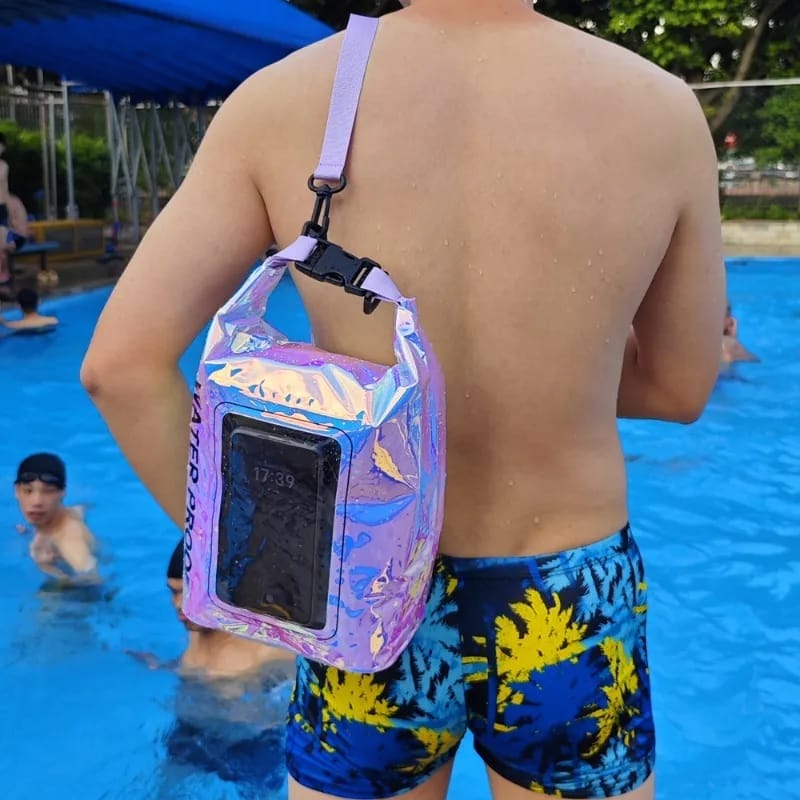 Bolsa impermeable para natación, protección de teléfono móvil de mano
