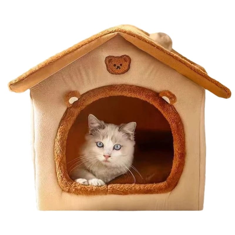 Cama de gato diseño casita