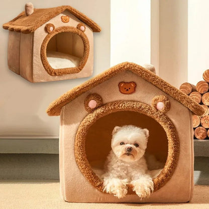 Cama de gato diseño casita